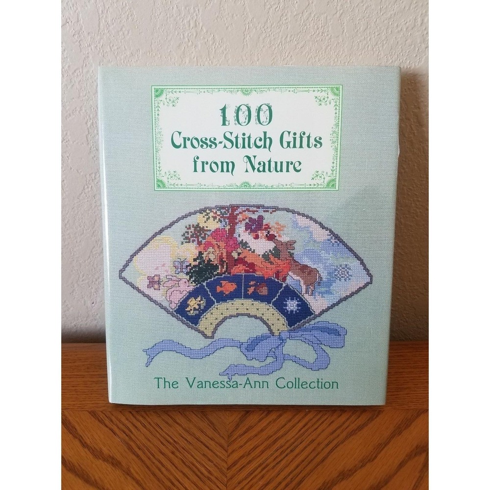 "100 Cross-Stitch Gifts From Nature" - 191 Page Hardcover Book